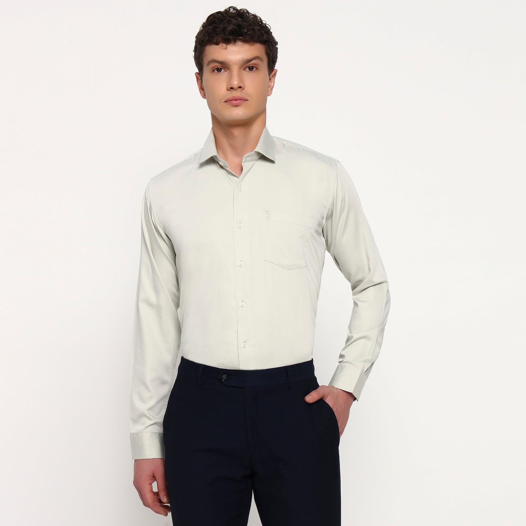 Dust Beige Bamboo Shirt