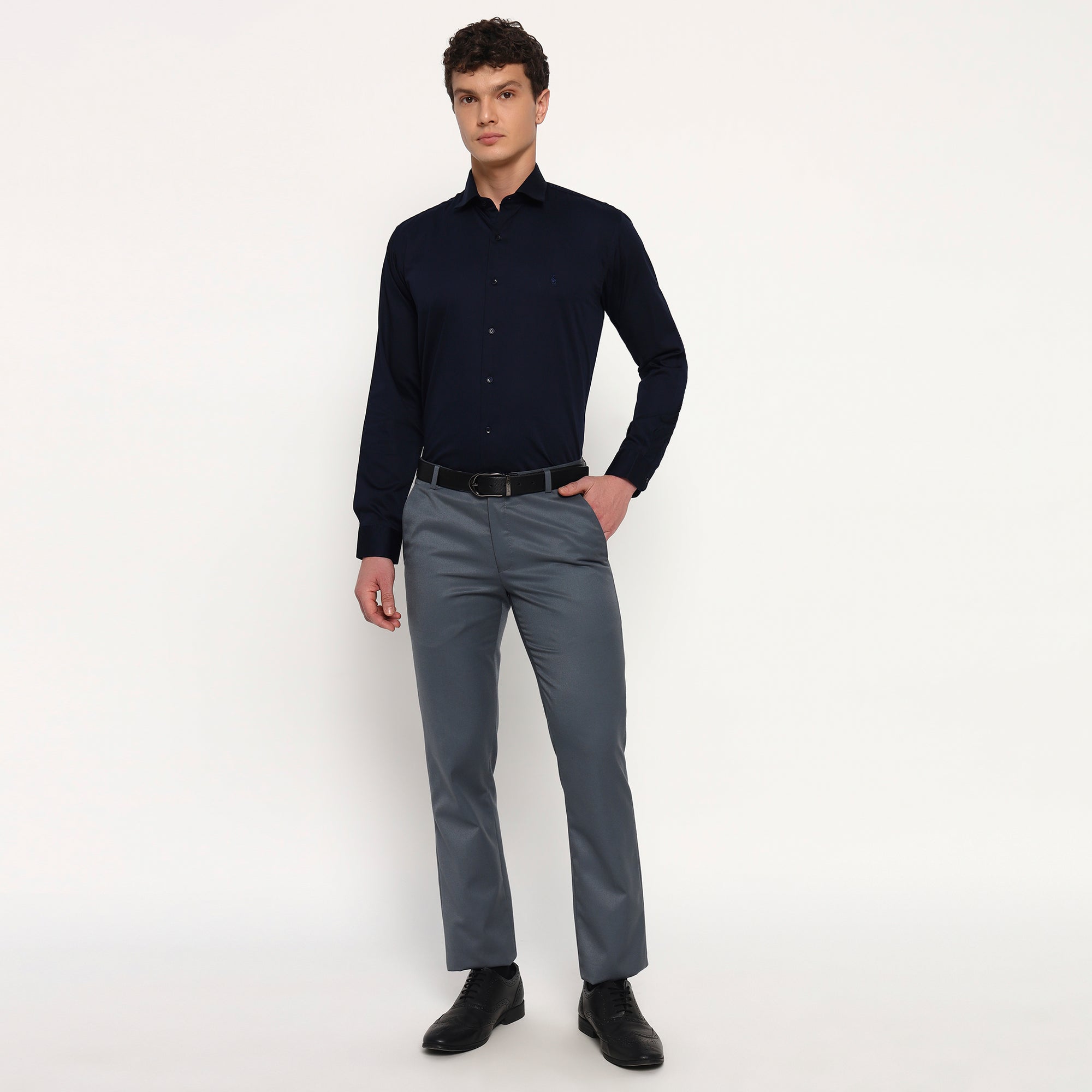 Wild Navy Bamboo Shirt