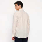 Beige Belgian Linen Shirt - Sangai