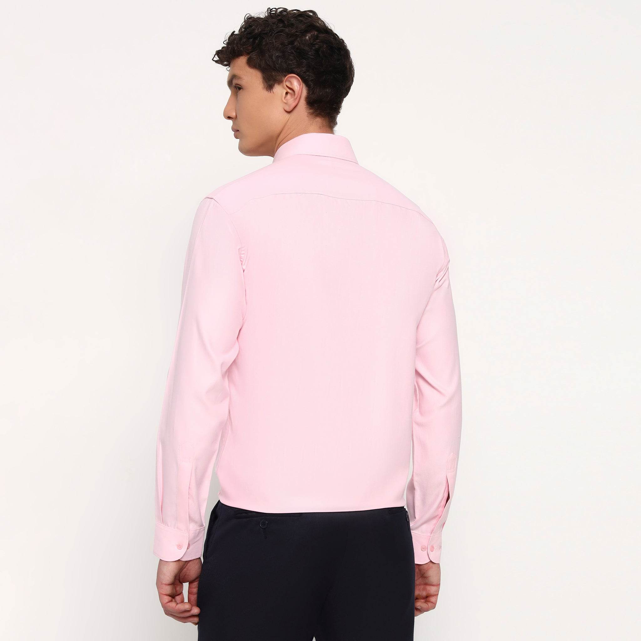 Pink Oxford Cotton Shirt - Sangai