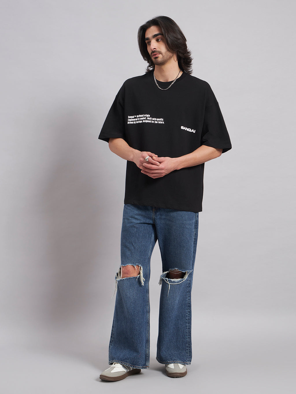 Black Origin Unisex Oversized T-shirt