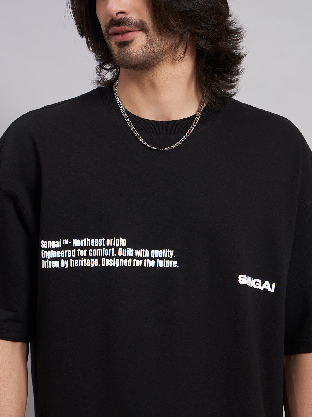 Black Origin Unisex Oversized T-shirt