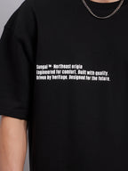 Black Origin Unisex Oversized T-shirt