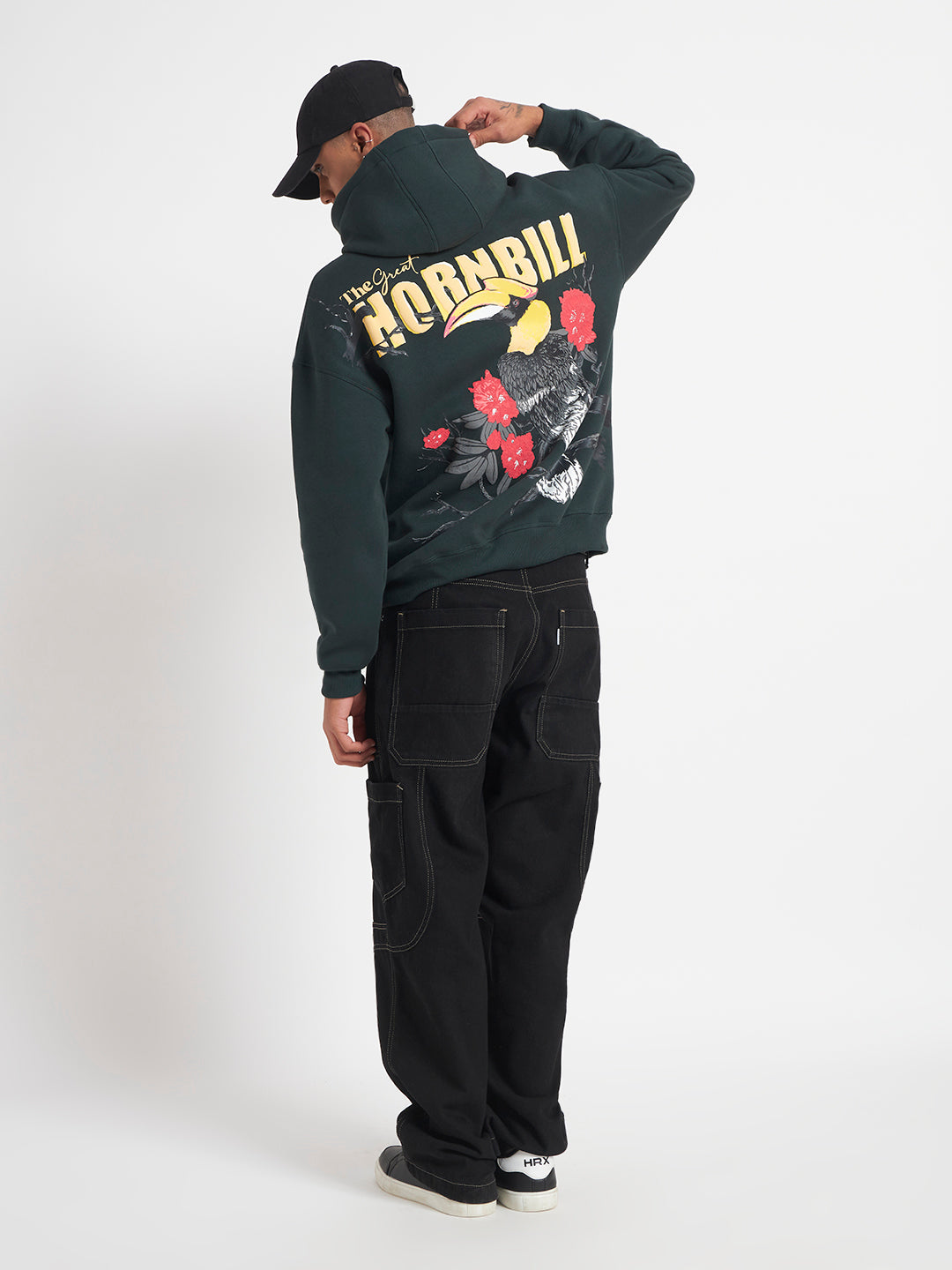 Sangai Hornbill Unisex Oversized Hoodie
