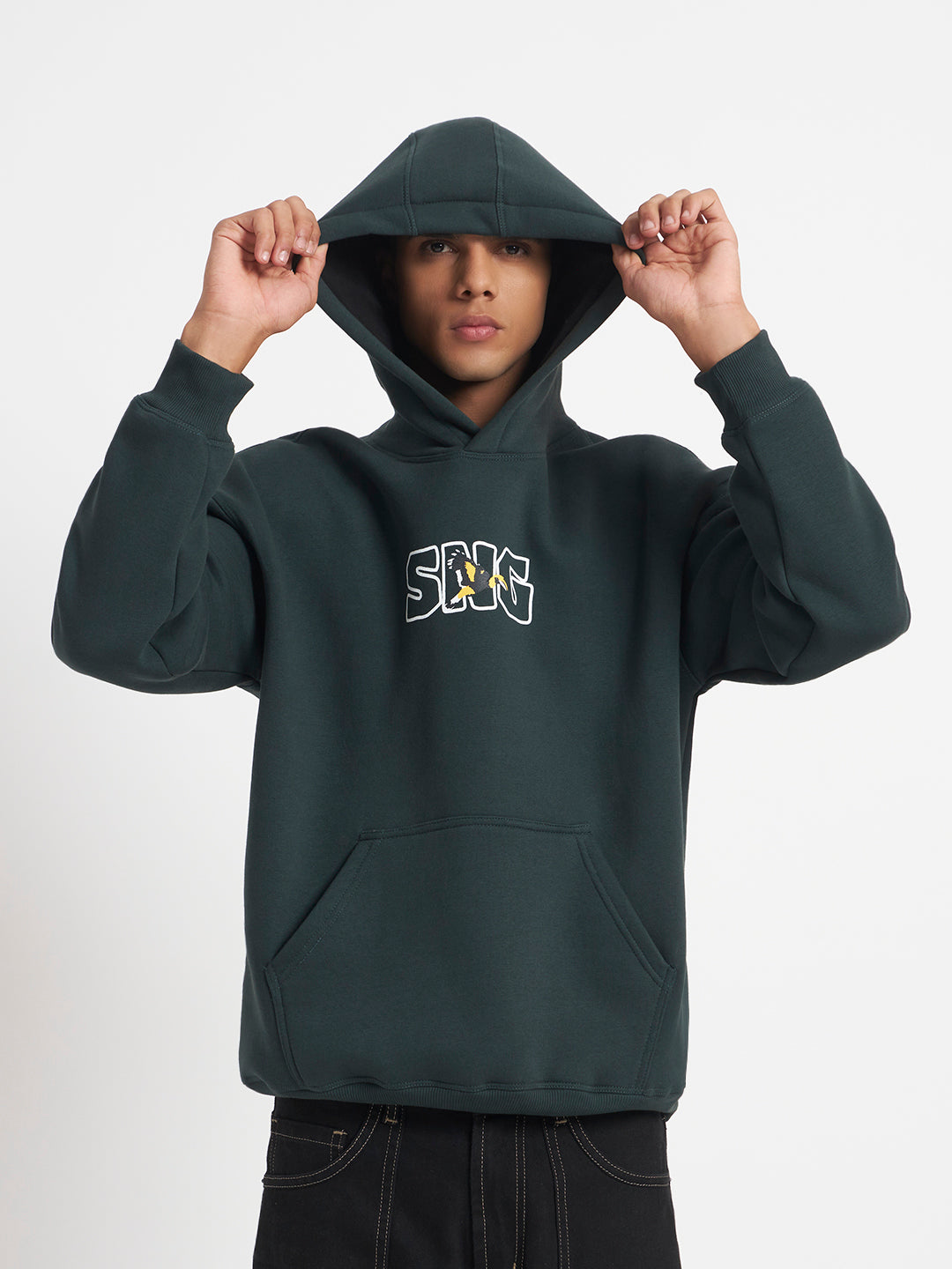 Hornbill Unisex Oversized Hoodie