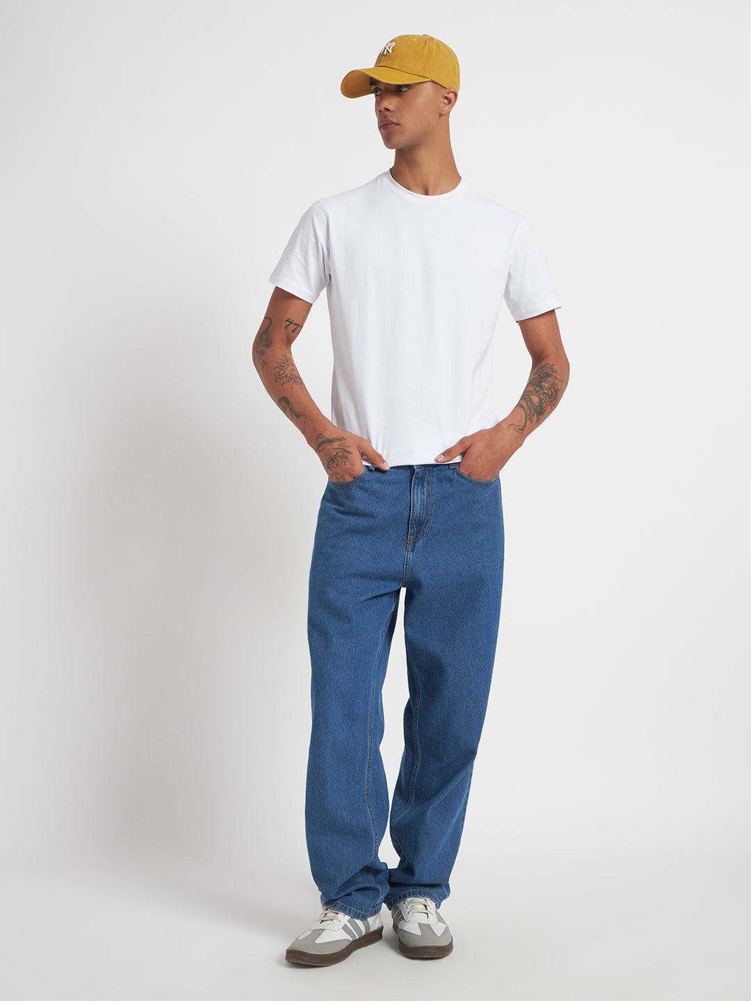 Plain White Elite Stretch Cotton Tee