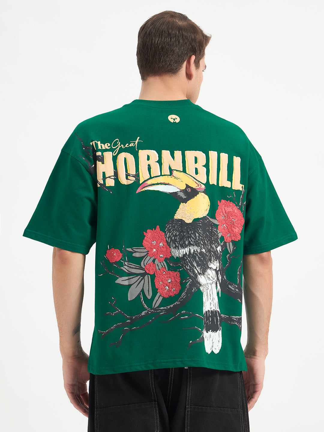 Hornbill Unisex Oversized Tshirt