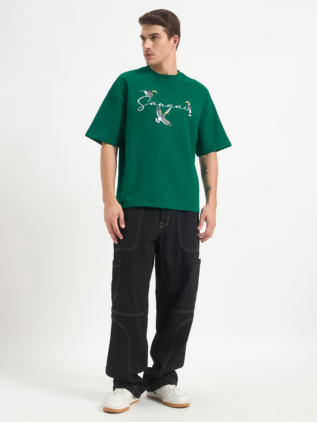 Hornbill Unisex Oversized Tshirt
