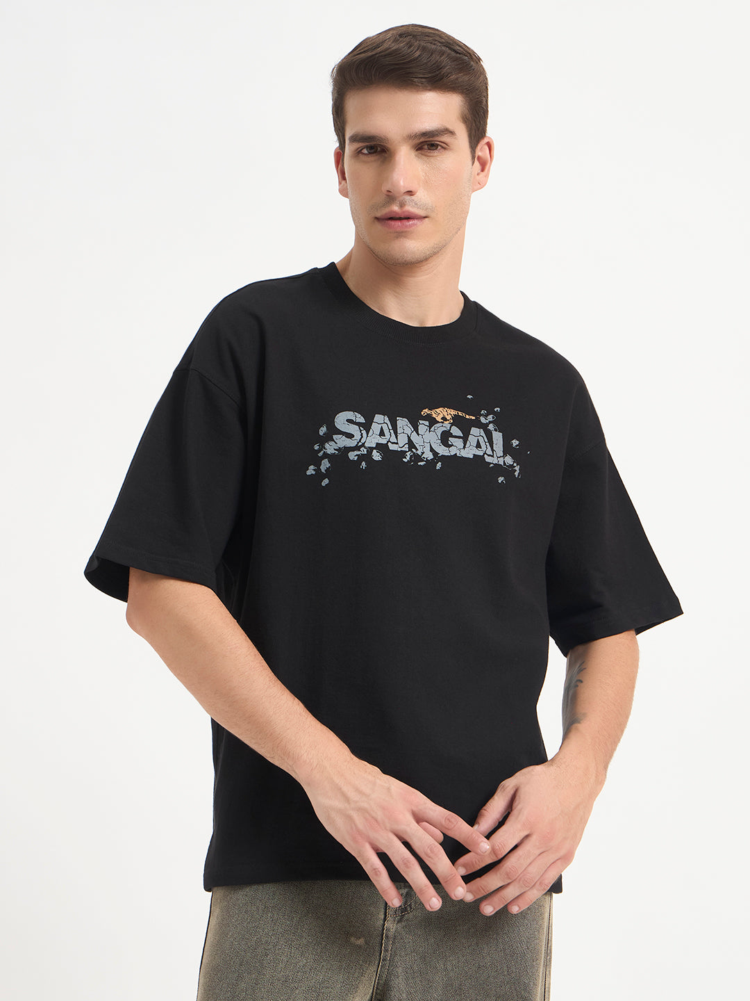 Clouded Leopard Unisex Oversized Tshirt