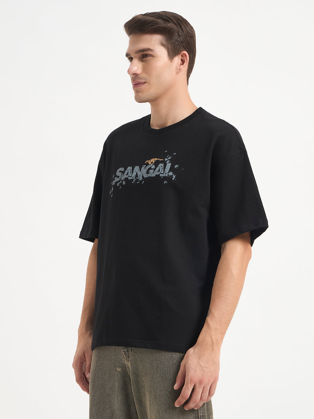 Clouded Leopard Unisex Oversized Tshirt