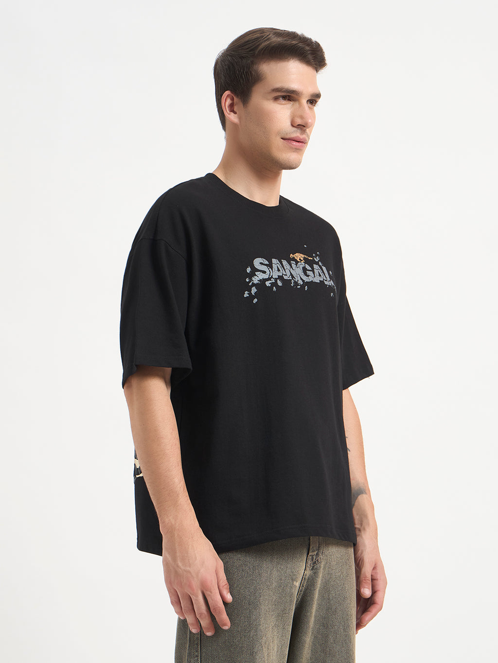 Clouded Leopard Unisex Oversized Tshirt
