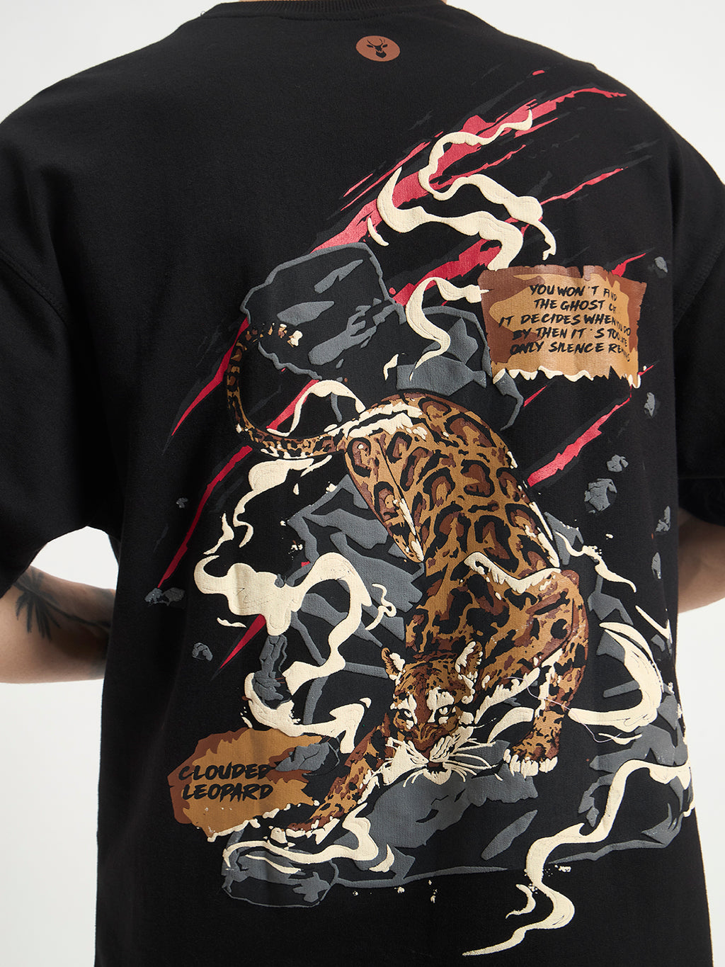 Clouded Leopard Unisex Oversized Tshirt