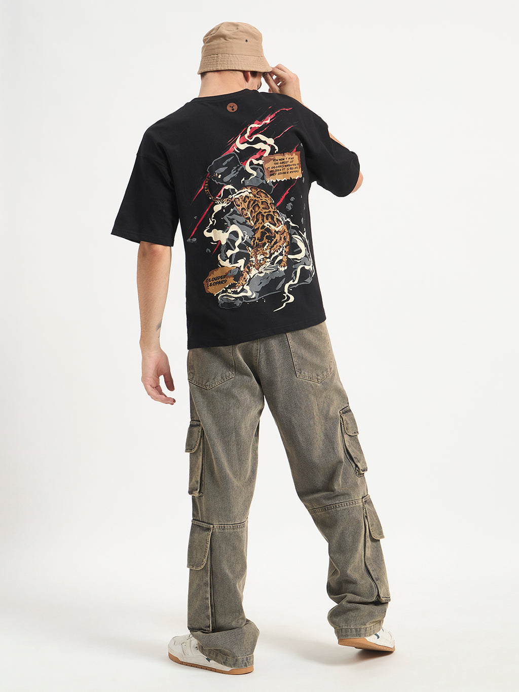 Clouded Leopard Unisex Oversized Tshirt
