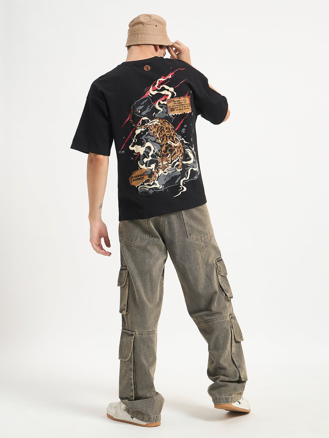 Clouded Leopard Unisex Oversized Tshirt