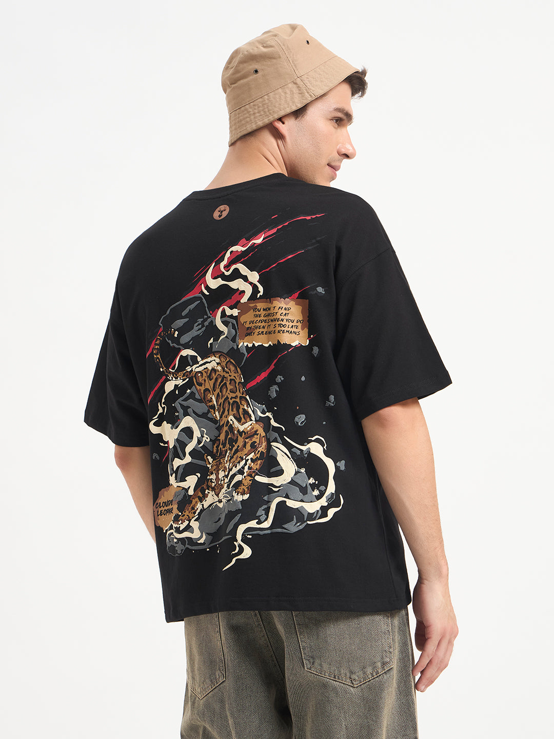 Clouded Leopard Unisex Oversized Tshirt