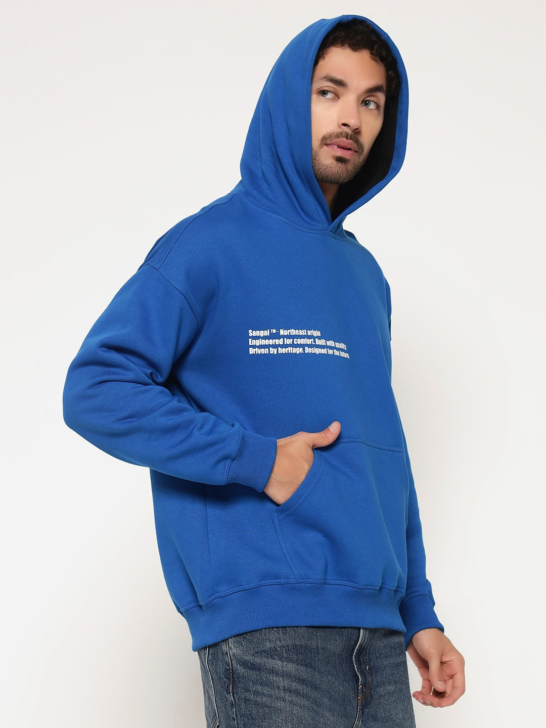 Royal Blue Unisex Oversized Hoodie