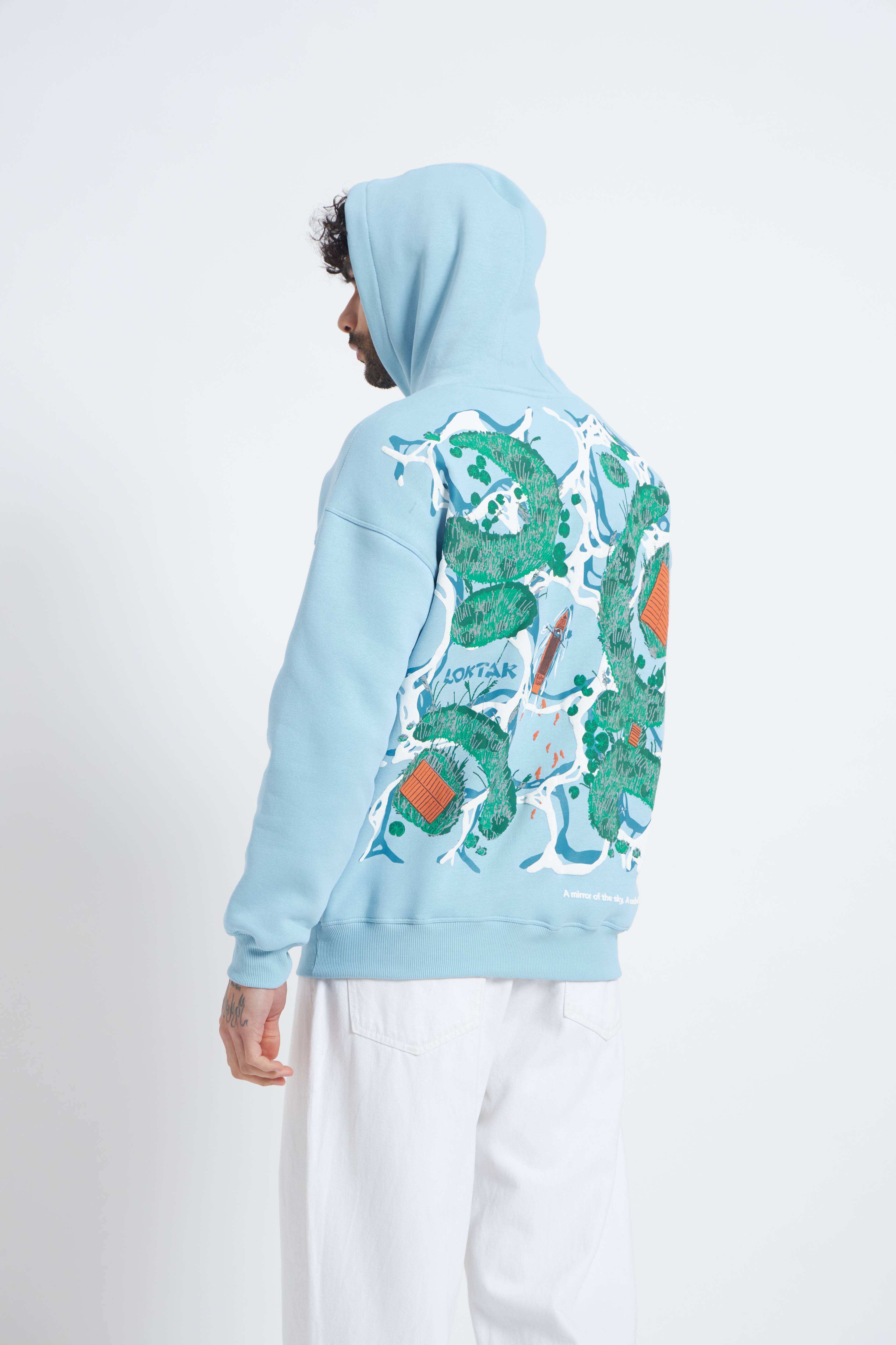 Loktak Lake Unisex Oversized Hoodie