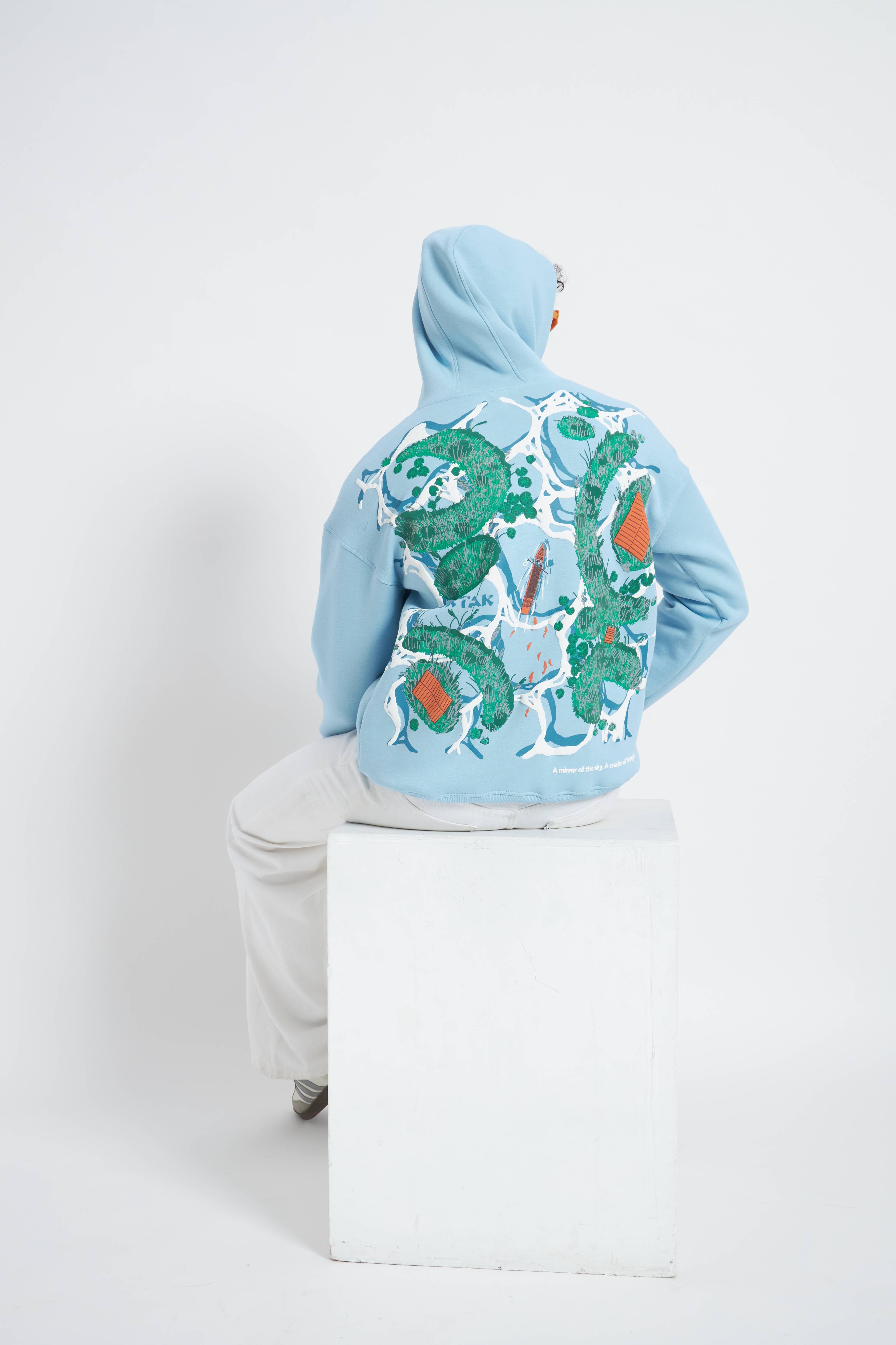 Loktak Lake Unisex Oversized Hoodie