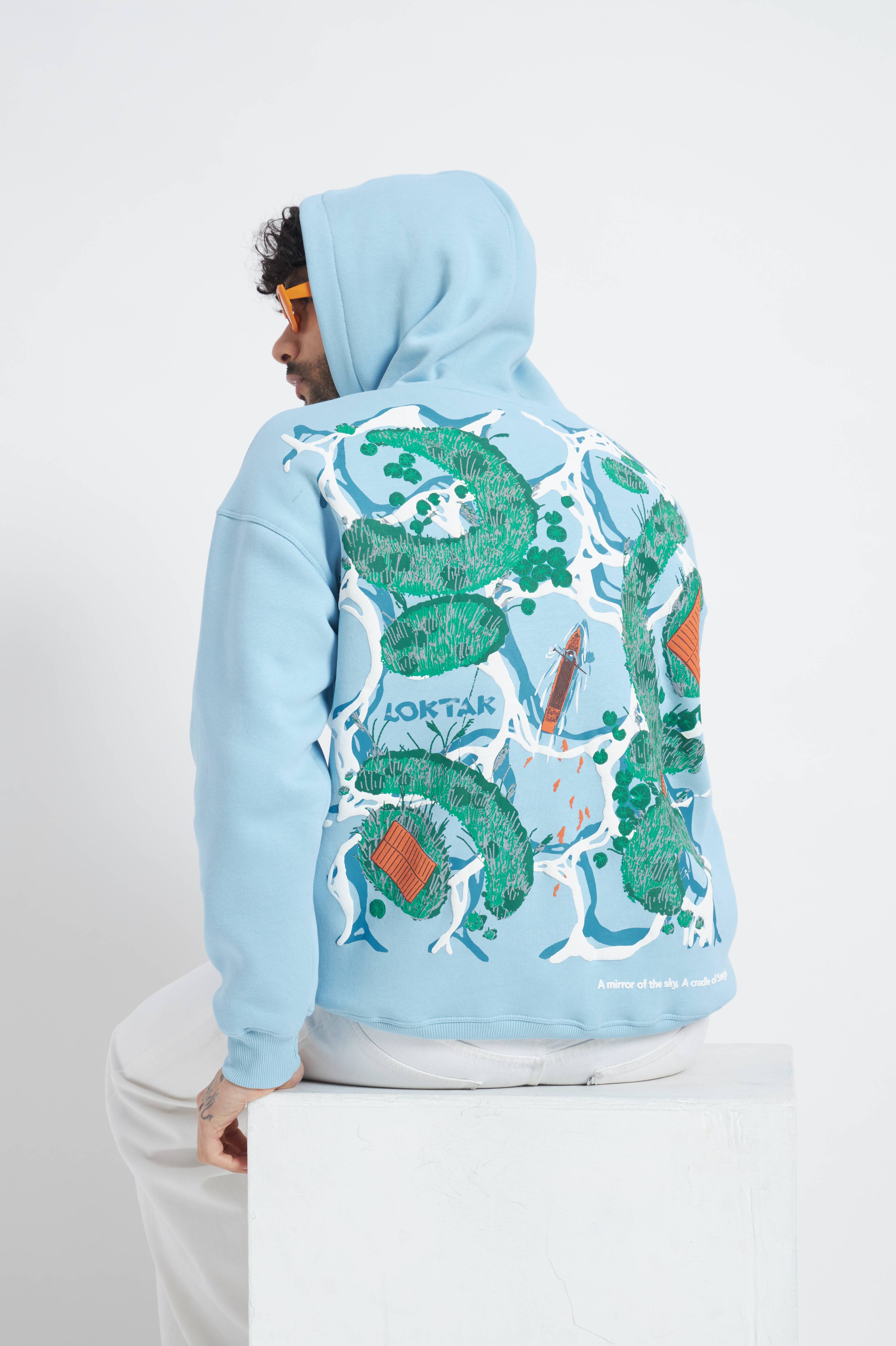 Loktak Lake Unisex Oversized Hoodie