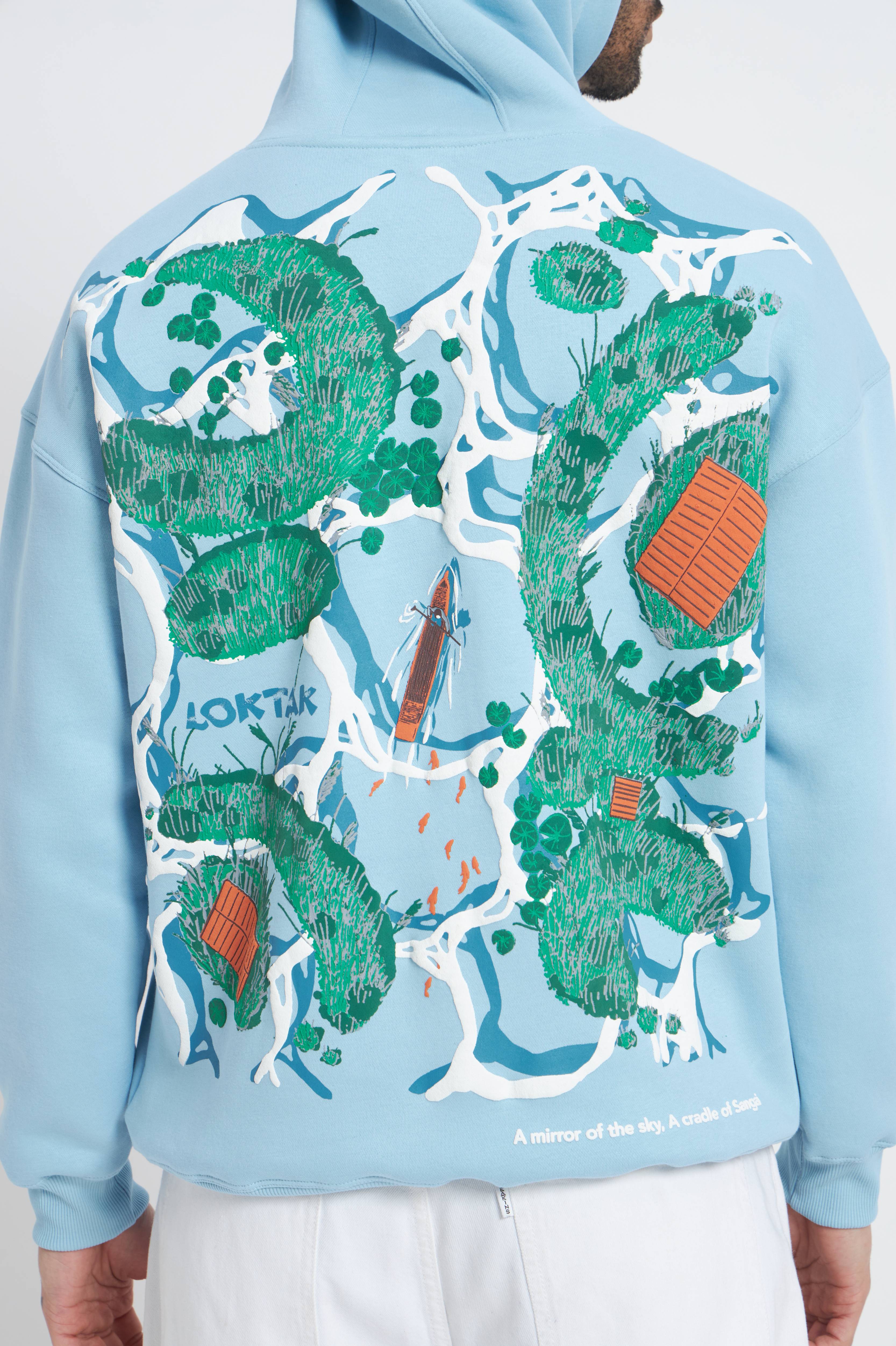 Loktak Lake Unisex Oversized Hoodie