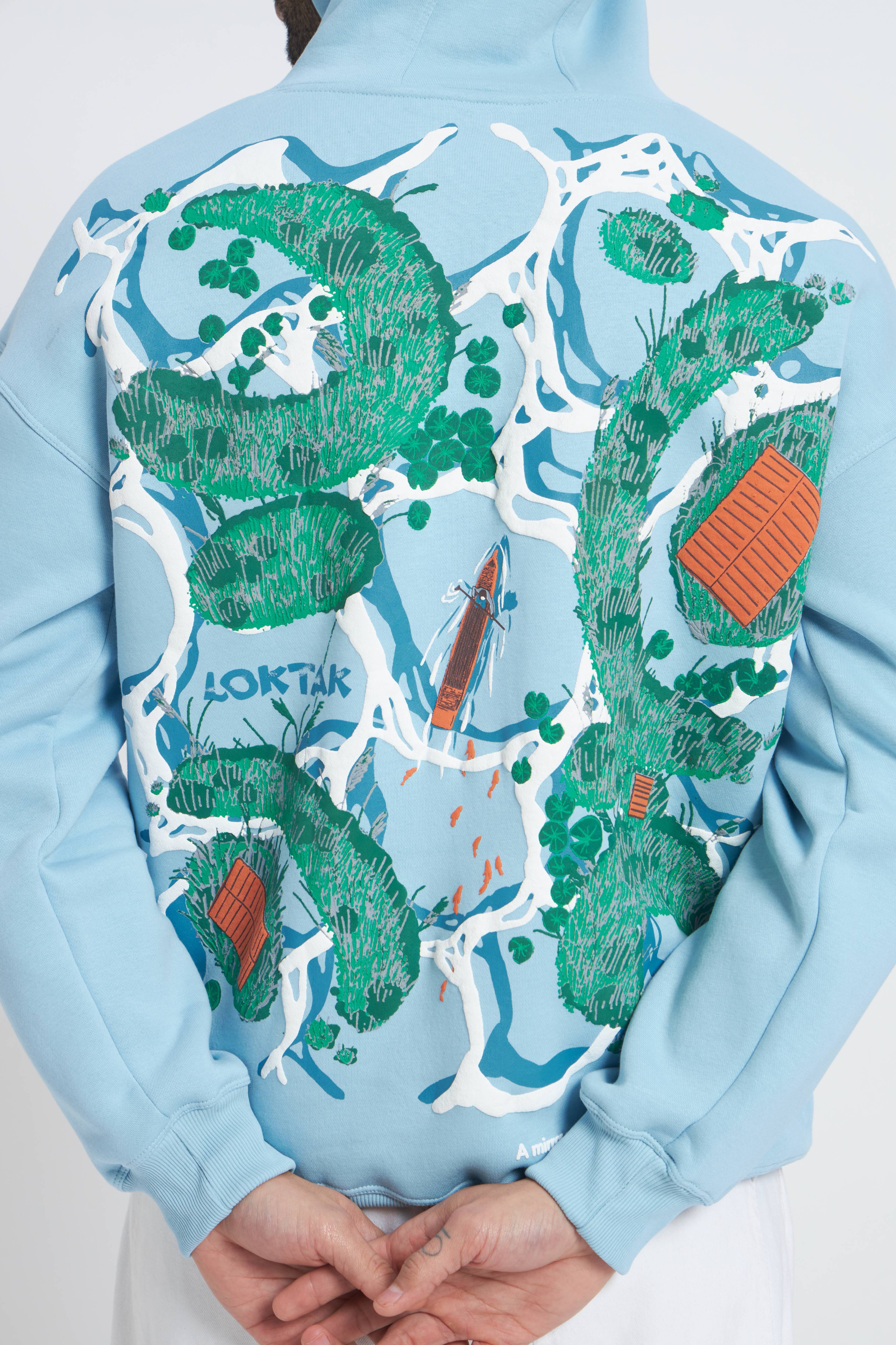 Loktak Lake Unisex Oversized Hoodie