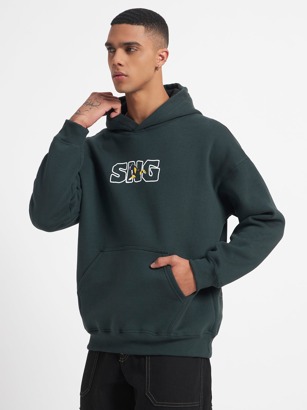 Hornbill Unisex Oversized Hoodie