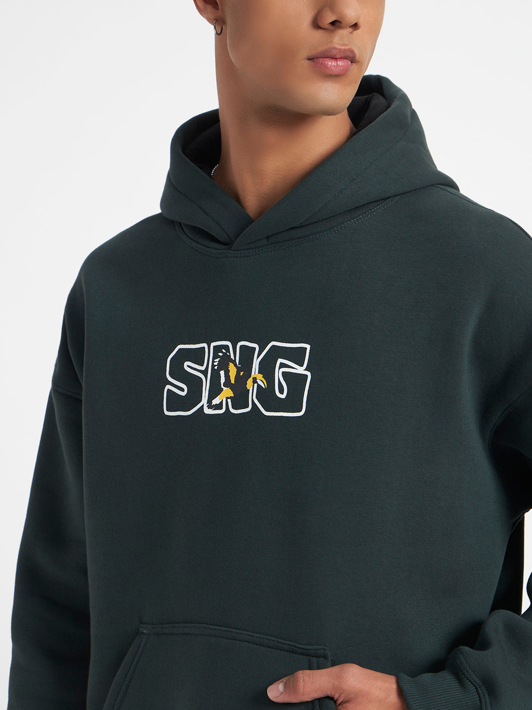 Hornbill Unisex Oversized Hoodie