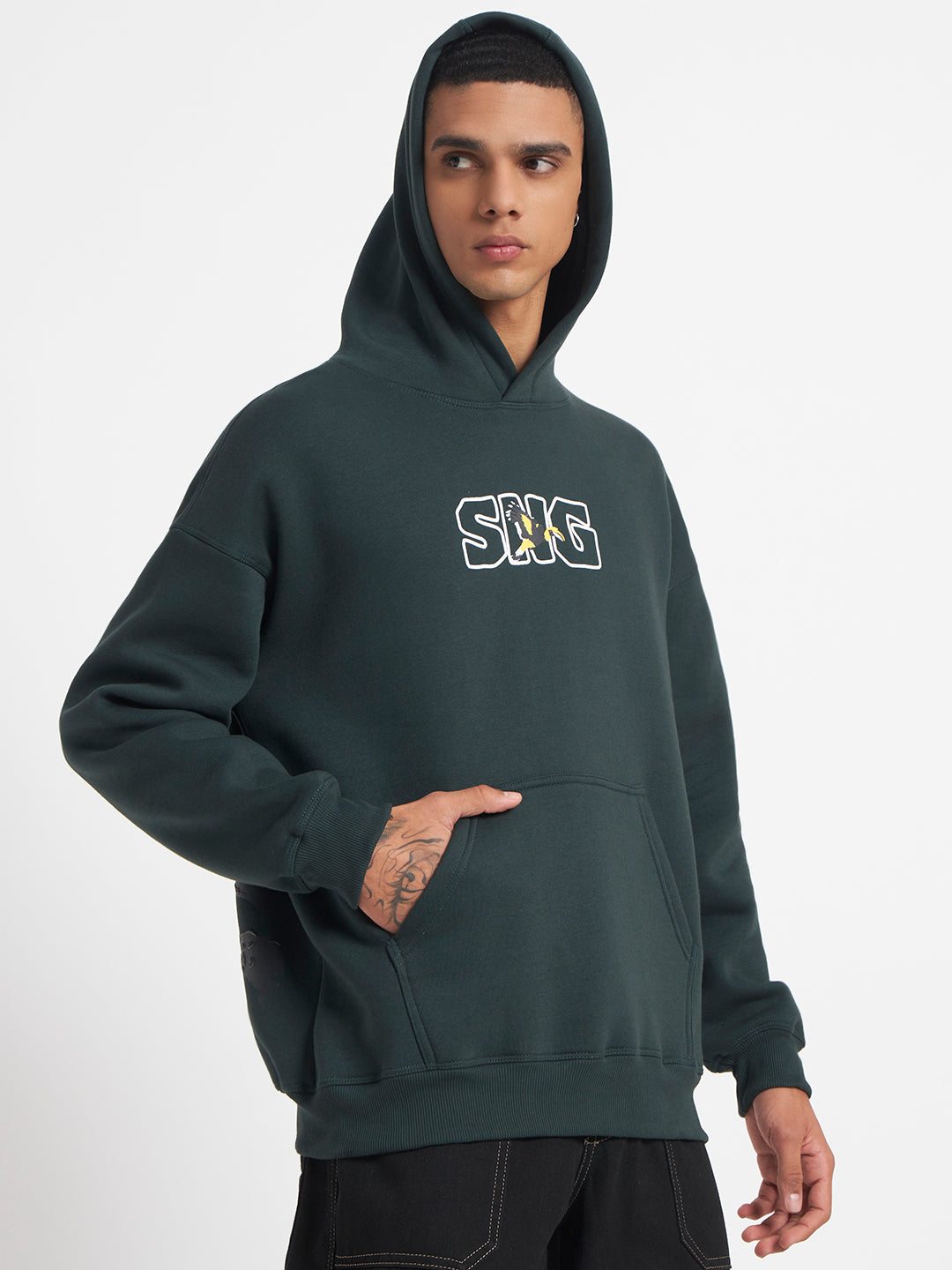 Hornbill Unisex Oversized Hoodie