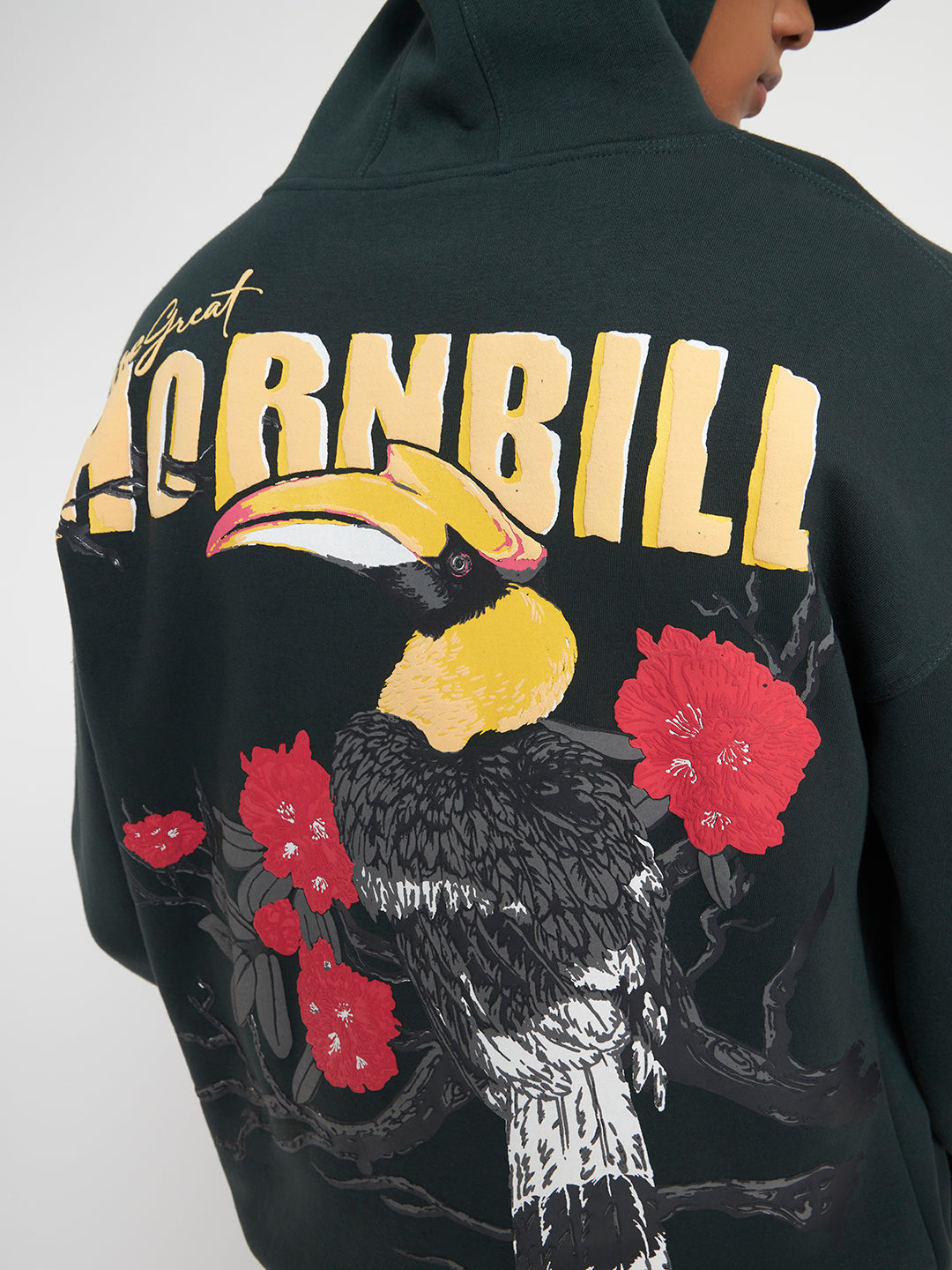 Hornbill Unisex Oversized Hoodie