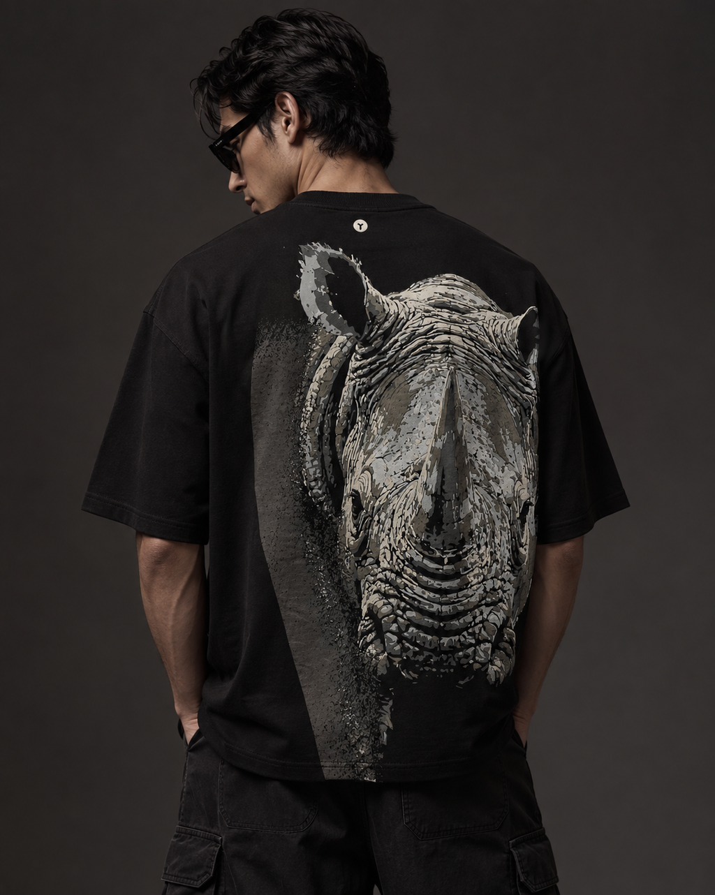 Rhino Unisex Oversized Tshirt
