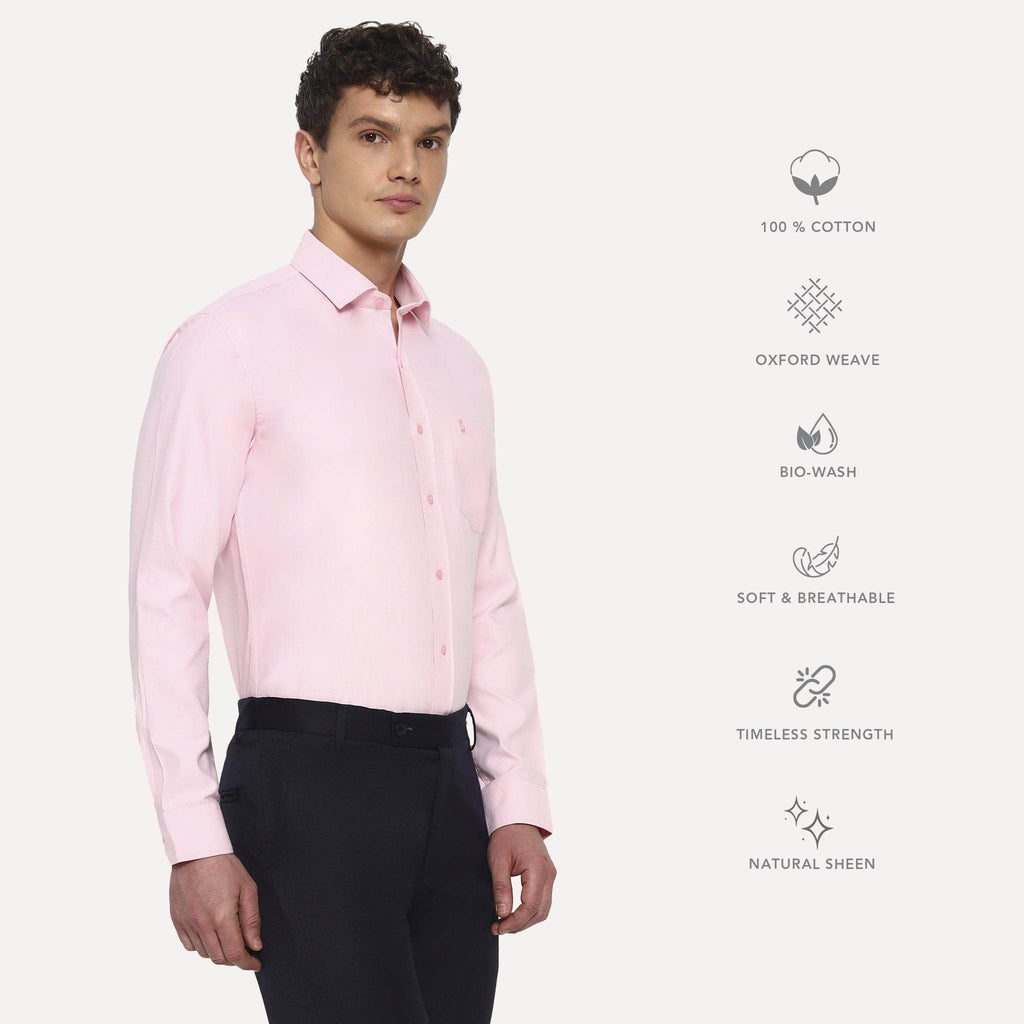 Pink Oxford Cotton Shirt - Sangai